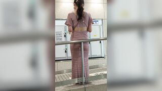 尻観察021「衝撃！下ケツが見えてる美人女性」 ipcam (3)