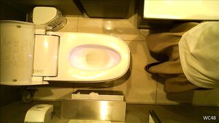 洋式トイレ前方アップ＆上から盗撮② ipcam