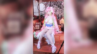 신작✨연우_귀칼 "미츠리" 코스프레 3V - 3