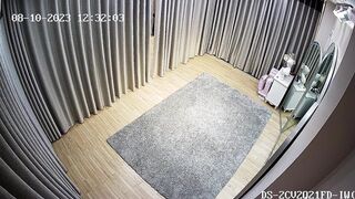 ❤️【割れたカメラ】花嫁のウェディングドレスのマルチアングル試着室、最もアメリカ人な義理の妹を見て驚く[部屋のオリジナルバージョン] ipcam