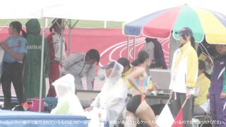 0567_05 2019 年全国都道府県別大会 走高跳 5 オレンジ色ユニフォーム選手中心 voyeur jp