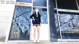 대낮에 은행앞에서 떡치는 년놈들 korean porn