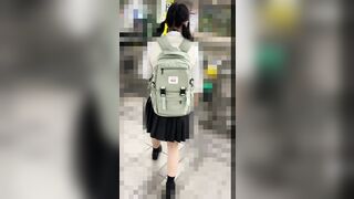 制服が痴漢されておかしくなる瞬間 voyeur jp