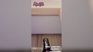 딜도에 싸버리는년