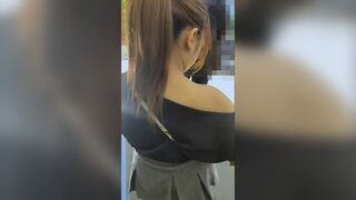 FC2PPV 4820489 ［公然窃触爆乳サンタの大喘ぎ］ワンショル美爆乳のたすき掛けパイスラ乳揉みスカパン横ずらし手マンで大喘ぎSP。 [有] jav