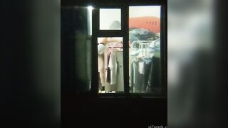 学校の寮の窓から覗く：女子生徒たちの着替え ipcam 1 (13)
