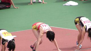 【再販】アスリートスタイル　ハイカットハイレグレーシングブルマを着こなす華麗なアスリート　AT07-01 voyeur jp
