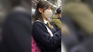 東京を知らないリクスー美女にガチ痴漢した , ギャルJK電車対面, ジム終わり美脚OL★電車対面 voyeur jp 4 (3)