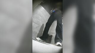 オンライン限定プレミア：【パノラマバートイレショット】黒ストッキングとハイヒールを履いた様々な美女が登場。4 toilet (2)