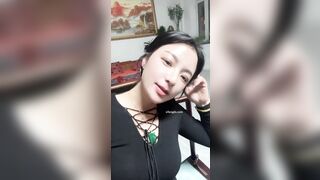 【TikTok特典】黒ストッキングを履いた極上熟女【セカンドシスター】ハイヒールと黒ストッキングでオナニーセックス china (8)