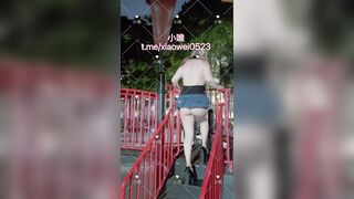 最高級の巨乳藍若寺小薇、人前露出、最新1月特典 china (22)