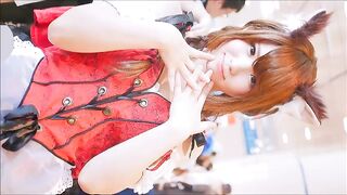 七つの大罪ヒロインコスプレの美女パンチラ , China cosplay event １０５, 2.5次元コスプレイヤーのパンチラ china ipcam 2 (4)