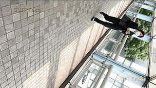 僕の友達は露出狂… 〜全員ガン見の激カワ痴女, 【マーメイドスカート】清楚系お姉さんの安産型のお尻(透け透けver), リクルートフェチ17, 【若いママ voyeur jp 1 (5)
