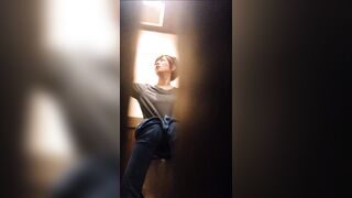 【ガチ】トイレオナニー盗撮②（総集編） voyeur jp 2