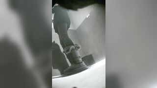 オンライン限定プレ​ミア：【パノラマバートイレショット】黒ストッキングとハイヒールを履いた様々な美女が登場。12 toilet 1 (7)