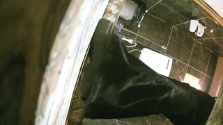 オンライン限定プレ​ミア：【パノラマバートイレショット】黒ストッキングとハイヒールを履いた様々な美女が登場。12 toilet 3 (6)