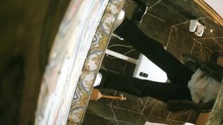 オンライン限定プレ​ミア：【パノラマバートイレショット】黒ストッキングとハイヒールを履いた様々な美女が登場。12 toilet 3 (7)