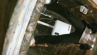 オンライン限定プレ​ミア：【パノラマバートイレショット】黒ストッキングとハイヒールを履いた様々な美女が登場。12 toilet 3 (8)