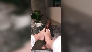 Celina Powell Gives A Dildo Footjob OnlyFans