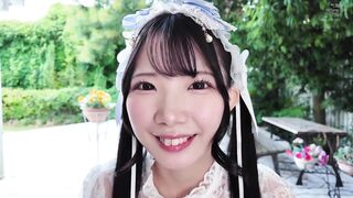 NAMH-051 A beautiful girl with a tiny shaved vagina and a height of 146cm. Her first real creampie 13 times. Reducing Mosaic JAV