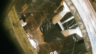 オンライン限定プレ​ミア公開：【パノラマ バー トイレショット】黒ストッキングとハイヒールを履いた様々な美女が登場。（16） toilet 07