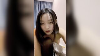 尻軽ビッチ！美脚＆ストッキング — 激しい生挿入セックス — 精液を飲み込み、おしっこを飲む china 2 (8)