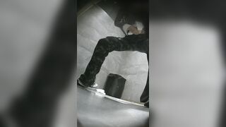 世界独占プレミア：【バーのトイレ POV】—黒ストッキング、ハイヒール、そして美女たちの群れ（第5部） toilet 1 (3)
