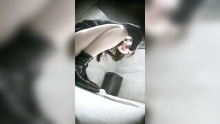 世界独占プレミア：【バーのトイレ POV】—黒ストッキング、ハイヒール、そして美女たちの群れ（第5部） toilet 3 (5)