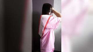 4K動画【推し活っ子】推しに捧げるビデオレター「えまちゃん」の身体観察、勇気を出して女性器を晒します☆ jav jvip