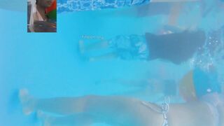 【顔出し】プールの中の秘密（１７） voyeur jp