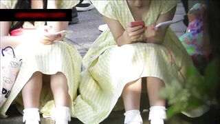 神すぎJK！！おすわりで見えすぎ注意パンチラ！！ voyeur jp