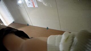 Black Silk Goddess Vomiting and Changing 1-3 toilet 3 02