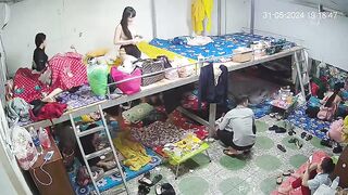 最新ハック流出：ウェブカメラ盗撮映像 ❤️ 多角度からの覗き見 — 寮で着替えるクラブホステスたちを隠し撮り（美女たちの競演） ipcam 1 28