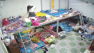 最新ハック流出：ウェブカメラ盗撮映像 ❤️ 多角度からの覗き見 — 寮で着替えるクラブホステスたちを隠し撮り（美女たちの競演） ipcam 1 30