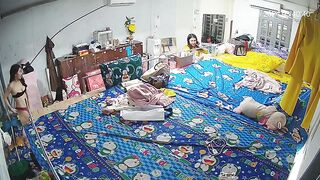 最新ハック流出：ウェブカメラ盗撮映像 ❤️ 多角度からの覗き見 — 寮で着替えるクラブホステスたちを隠し撮り（美女たちの競演） ipcam 2 20