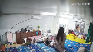 最新ハック流出：ウェブカメラ盗撮映像 ❤️ 多角度からの覗き見 — 寮で着替えるクラブホステスたちを隠し撮り（美女たちの競演） ipcam 3 07