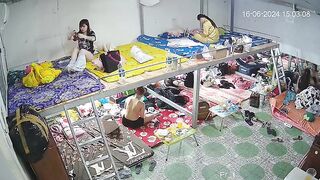 最新ハック流出：ウェブカメラ盗撮映像 ❤️ 多角度からの覗き見 — 寮で着替えるクラブホステスたちを隠し撮り（美女たちの競演） ipcam 3 17