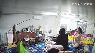 最新ハック流出：ウェブカメラ盗撮映像 ❤️ 多角度からの覗き見 — 寮で着替えるクラブホステスたちを隠し撮り（美女たちの競演） ipcam 3 27