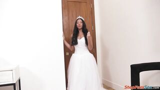AmeenaGreen Gets Fucked In Her Wedding Dress OnlyFans