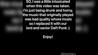 PeachJars Drunk Pussy Tease Onlyfans Video Leaked - Leak