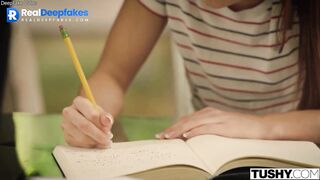 Alexis Bledel Was Waiting For Her Daddy From Work On The Bed, Real Fake ⭐ WPOP ALLPOP