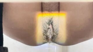【トイレ盗撮】強引な撮影と照明 — スマホの鮮明なピントがマンコとアナルを丸出しに toilet 2 06