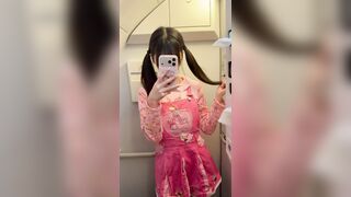 美貌と人気を兼ね備えたTwitterインフルエンサー（@JinbiZai）による3Pセッション。2人の女性によるダブルペネトレーションで徹底的に犯され china 12