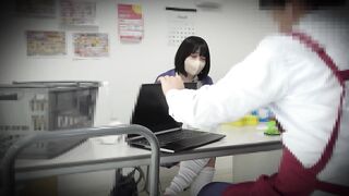 ③巨乳J●撃退チカン。スーパーのバックヤードにて【上半身セクハラMIX編（前編）】 jvip