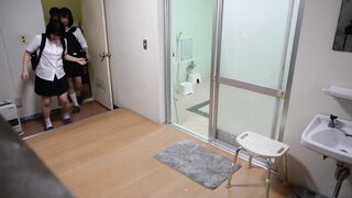 集団制服着替え！爆乳部員おっぱい洗い！入浴水中撮影！県内唯一の女子校ラクロス部合宿大浴場を6カメ完全追跡！ voyeur jp 02-150426