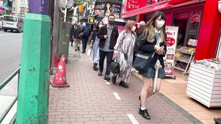 【顔出し】[4K]超美人ちゃん＋黒髪美少女系の2人の青チェックの純白生Pをじっくり撮り！！ jvip
