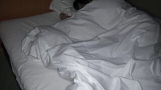 【寝込みイタズラ動画】巨乳な彼女が寝た後、全裸にし剛毛マ○コを…★FULL HD jvip