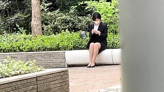 【暗黒王子１周年記念セール】とある男の忘備録　就活リクルートスーツ女２人 jvip