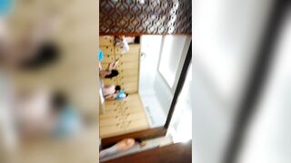 第64話～家庭内風呂センター隠し撮り～華奢な女子中学生の成熟した女性お姉さん～見すぎ～13V ipcam 13-170426
