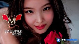 Exotic Beauty Enjoying Sex In A Red Swordbelt, Nayeon (나연 트와이스) Real Fake ⭐ KPOP ALLPOP